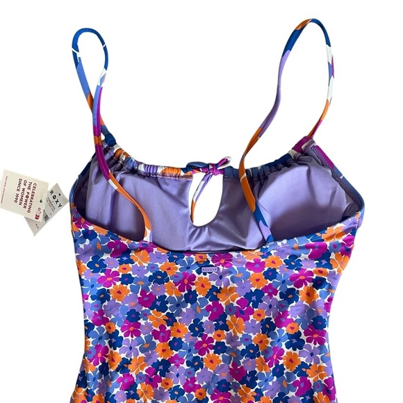 Roxy Daisy Days Keyhole One Piece Swimsuit Size Medium NWT - Picture 6 of 12
